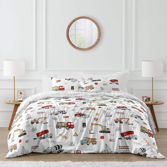Sweet Jojo Designs Construction Truck Comforter Set & Reviews Wayfair